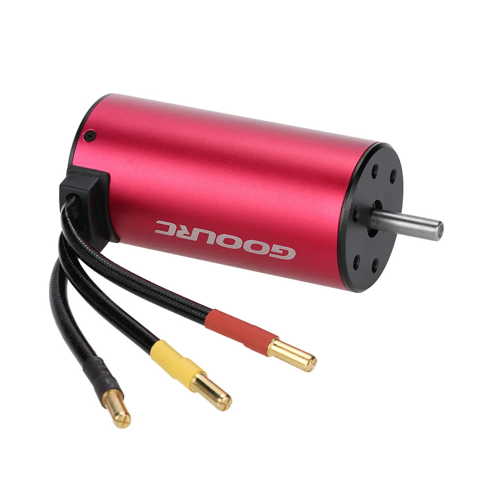 Оригинальный Бессенсорный бесщеточный двигатель GoolRC S3674 1/8 кв 80 А ESC и программная