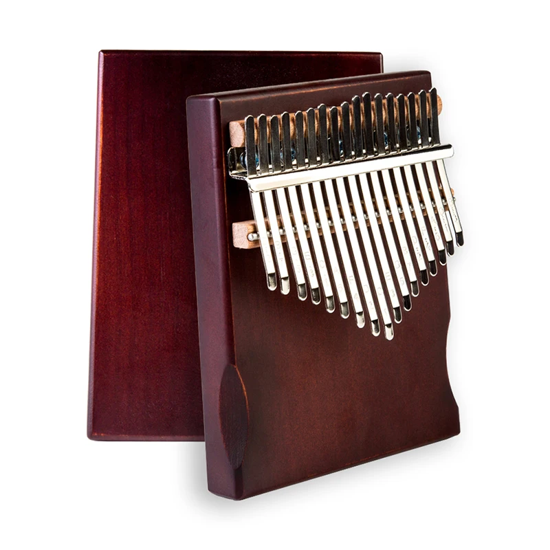 17 клавиш Kalimba большой палец пианино Sanza Mbira высокое качество корпус из массива
