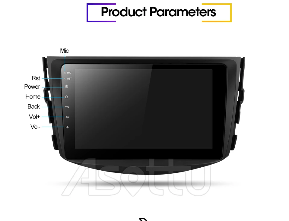 Asottu CRAV48060 Android 9,0 PX30 автомобильный DVD gps навигатор palyer автомобильный dvd-плеер для toyota rav4 2007 2008 2009 2010 2011