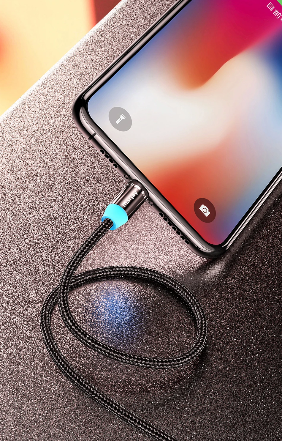 Mагнитный кабель Marjay для быстрой зарядки Micro usb type C кабель для iPhone samsung Xiaomi Мобильный телефон магнитная зарядк