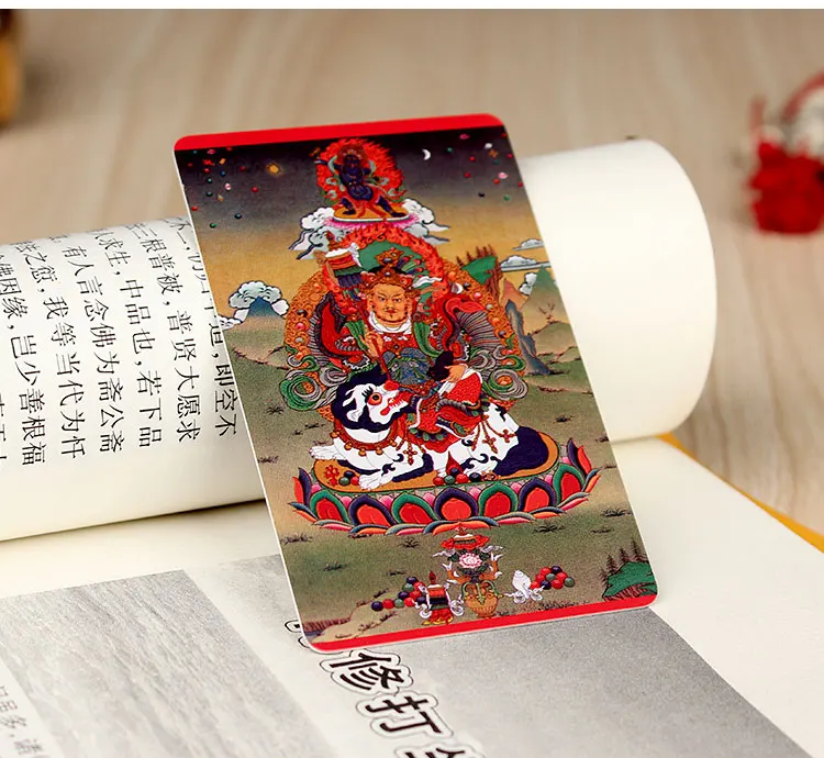 Тибетский буддизм король статуя Будды символ богатства амулет карта