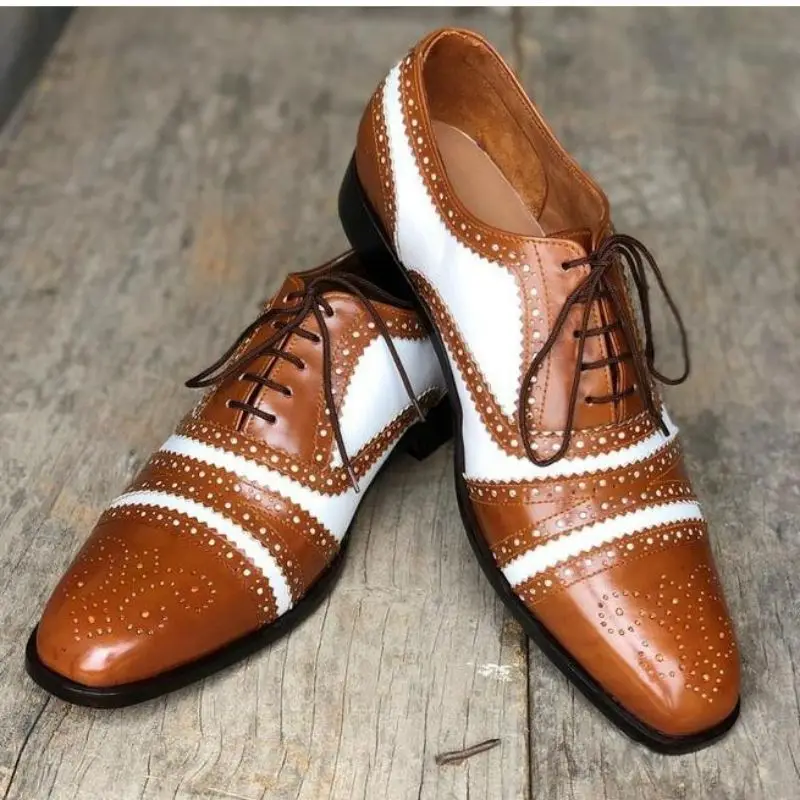 

Мужские ботинки ручной работы из искусственной кожи на шнуровке, Классические ботильоны, мужские ботинки, повседневные модные зимние боевы...