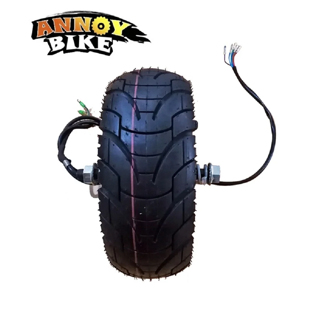 10 дюймовый интегрированный двигатель комплект 48V1000W бесщеточные Безредукторные Электрические Велосипедные велосипедный двигатель электрический 60 км/ч колесо вперед 83 мм шины