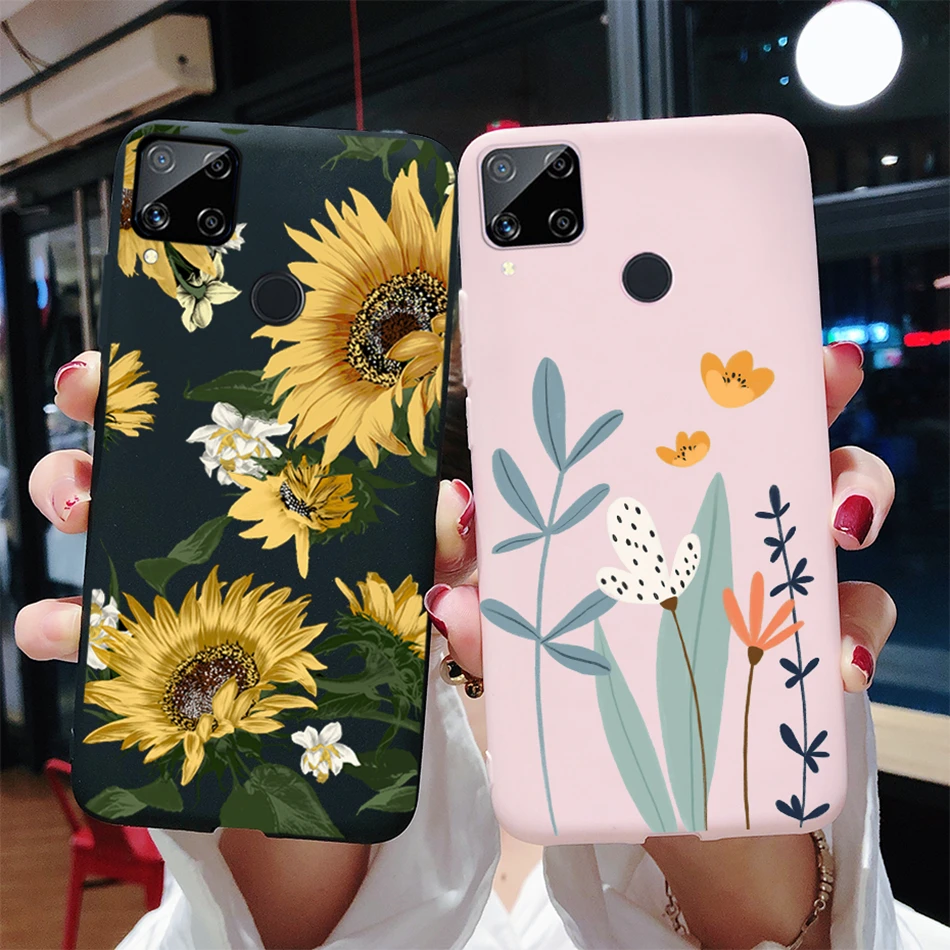 for realme c12 c15 c25 c25s 7i global case beautiful girls heart silicon tpu back phone cover for realme narzo 20 30a case funda free global shipping
