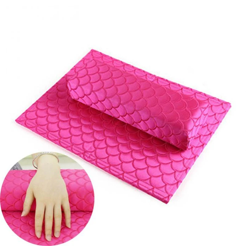 Подушка для ногтей подушка салона буферный держатель мягкий атласный