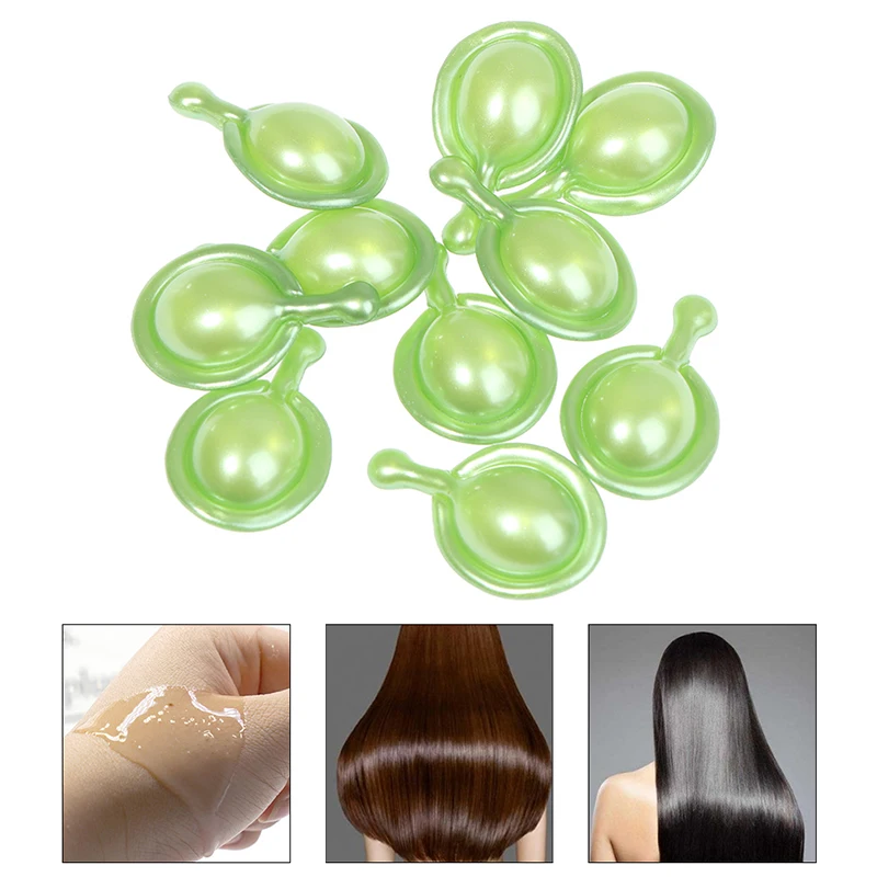 

10pcs Hair Vitamin Capsule Keratin Complex Oil Smooth Silky Hair Serum Care