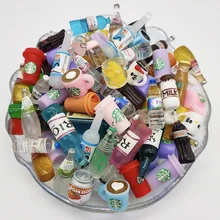 Dollhouse Miniature Foods 1:6 Doll Furniture Food For Barbie Doll Coffee Cup Bottle Living Room Accessories Kids Gift Pretend