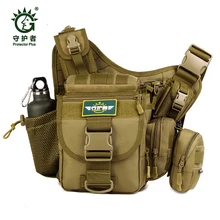 DSLR 카메라 가방 캠핑 전술 육군 메신저 남자 핸드백, 남자 안장 위장 숄더백, 방수 군사 크로스 바디