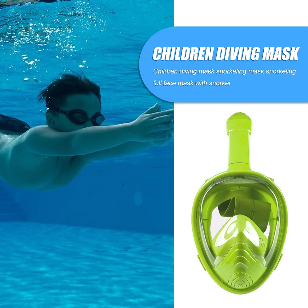 

Full Face Snorkel Scuba Mask Waterproof Underwater Diving Anti Fog Equipment for Swimming Spearfishing Dive Men