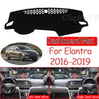 Противоскользящий коврик для приборной панели, для Hyundai Elantra 2016, 2017, 2018, 2019, AD, Avante