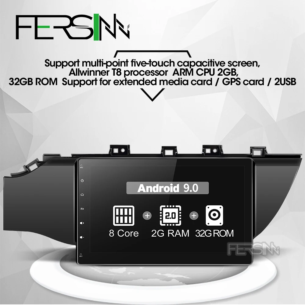 FersinnyC17K21071 Octa 8 core 2G + 32G android 9 0 автомобильный dvd плеер gps навигация для Kia k2 2017 стерео