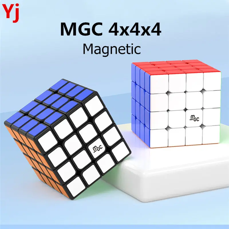 YJ MGC 4x4 Магнитная Магическая скорость Yj Cube Yongjun 4 M mgc4 4x4x4 магниты Кубики головоломки