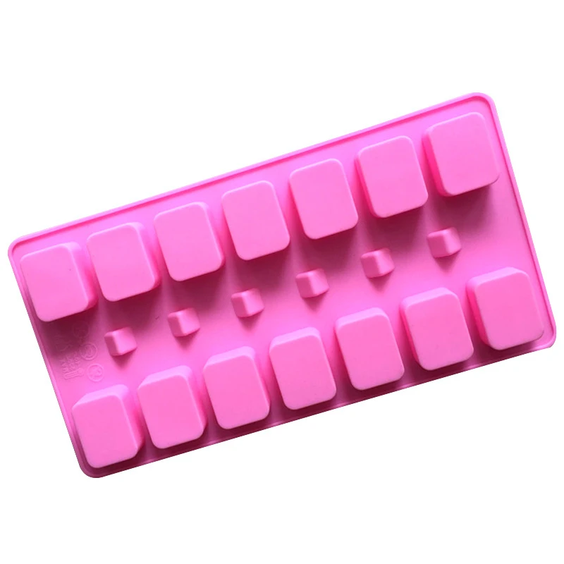 

Mahjong Silicone Chocolate Mold for Fondant Candy Resin Clay Jelly Pudding Cake Handmade Soap Ice Tray Pastry Decorating Tools