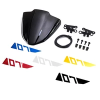 2021 new windscreen for yamaha mt07 mt 07 fz 07 fz07 motorcycle accessories cover small windshield wind deflector baffle
