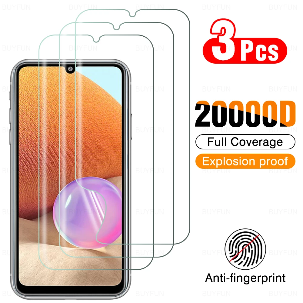

3 шт. защита для экрана для Samsung Galaxy A32 4G A32 5G гидрогель для защиты экрана, защитная пленка для Samsung A32 A3 2 a32 4G 5G не стекло