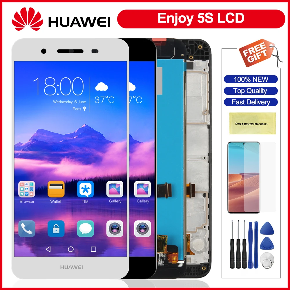 ЖК дисплей 5 0 дюйма для Huawei Enjoy 5S сенсорная панель дигитайзер в сборе замена