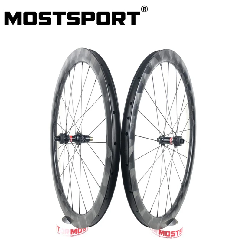 Дорожный дисковый тормоз Углеродные колеса Центральный замок 40 мм/45 мм клинчер