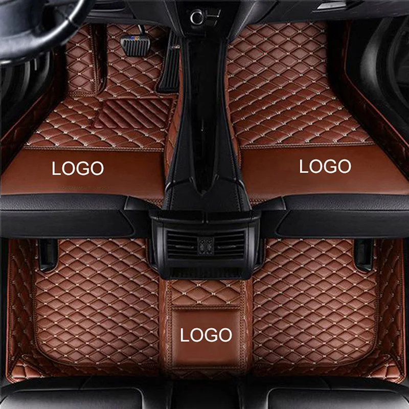 

Custom Leather logo Car Floor Mats for Chery all models E5 A3 QQ3 QQ6 Ai Ruize A3 Tiggo X1 QQ A5 E3 V5 EQ1 Tiggo auto accessorie