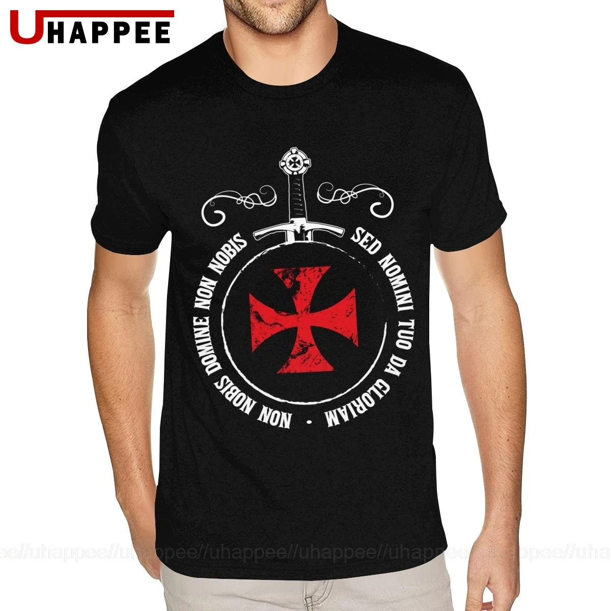 Knights Templar/футболка для мальчиков Большие размеры Мужские футболки с короткими