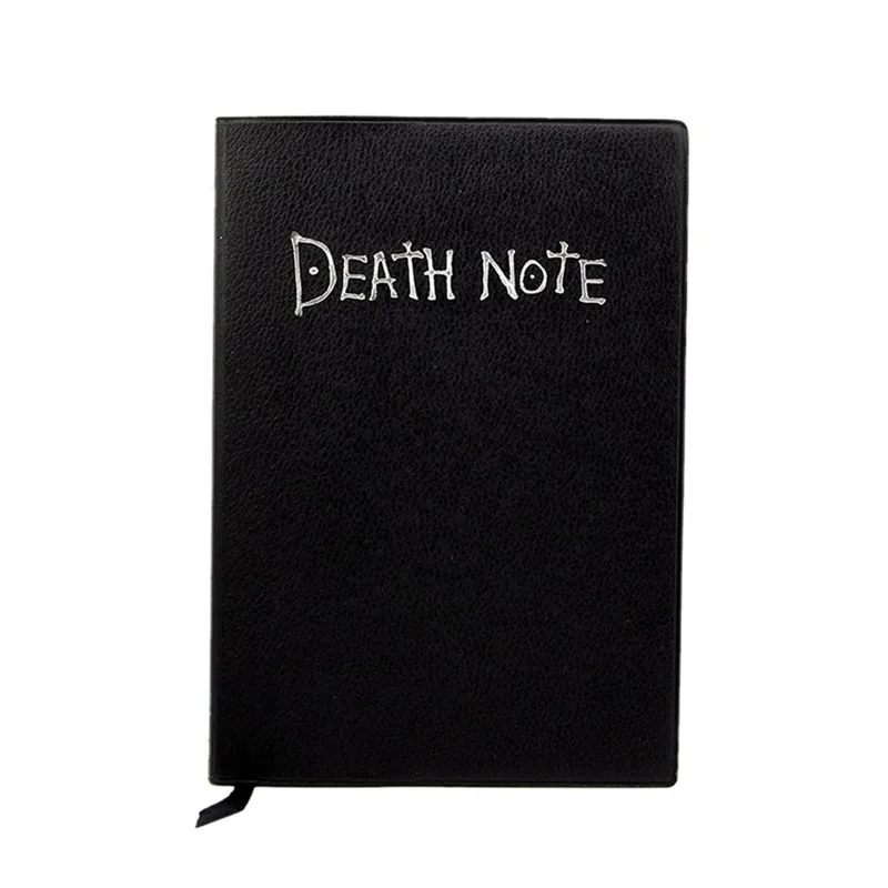 

New Anime Death Notebook with Feather Pen Journal Notebook Diary Cartoon Book Cute Fashion Theme Writing Stationery Supplies