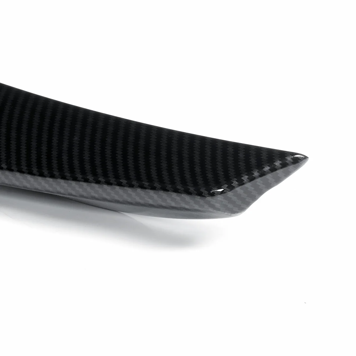 

Black/ Carbon Fibre Style ABS Rear Tail Spoiler Wing Stripe Trim For Mazda 3 M3 Axela 2019 2020 Decoration Car Styling