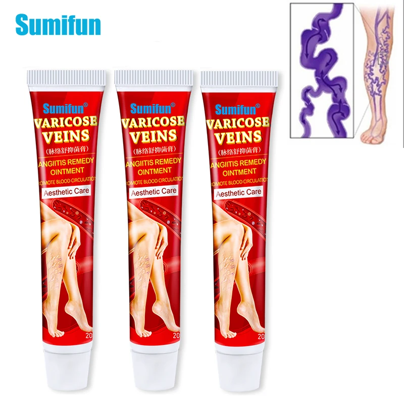 

3 шт., крем для лечения варикозного расширения вен