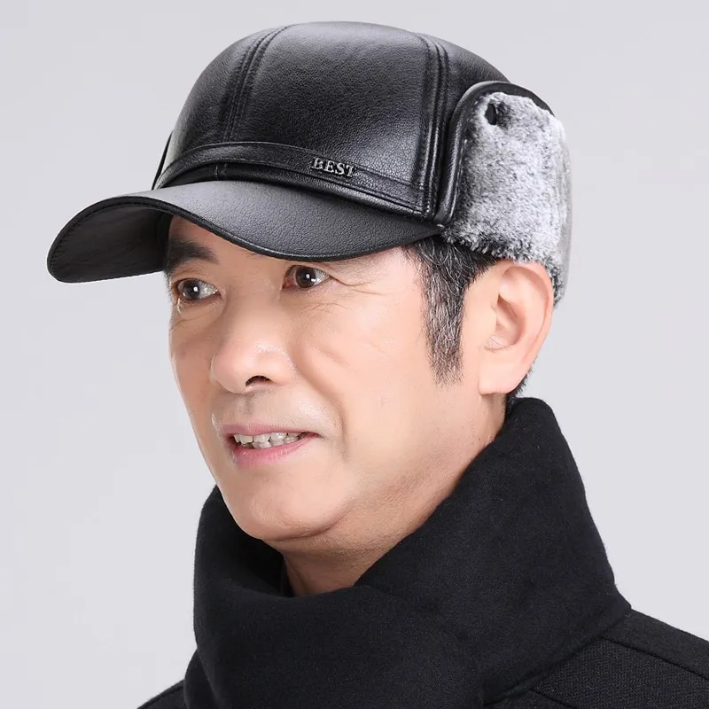 Новая стильная плюшевая шапка-Авиатор из искусственной кожи зимняя теплая