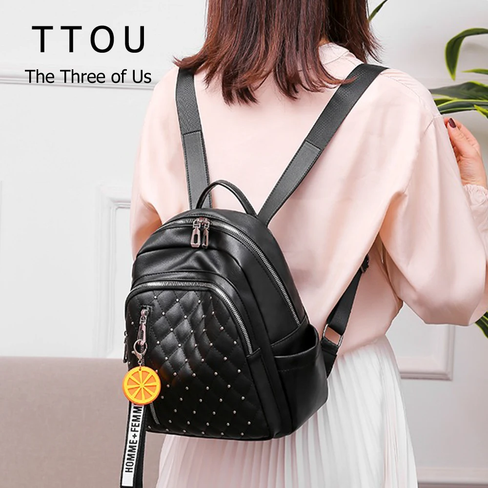 Высококачественные сумки на плечо из искусственной кожи женский рюкзак Модный