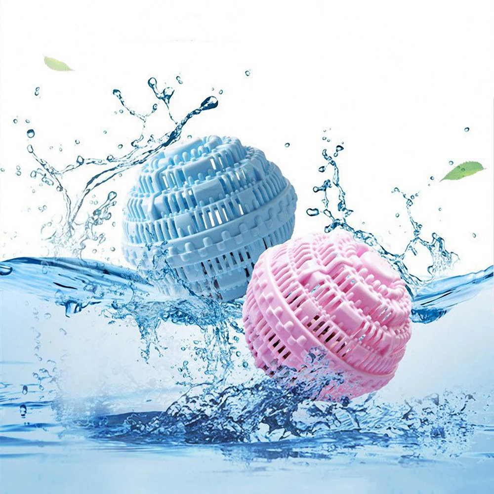 

Reusable Laundry Cleaning Ball Magic Anti-winding Washing Products Machine Anion Molecules Household Cleaning Tools Random Color