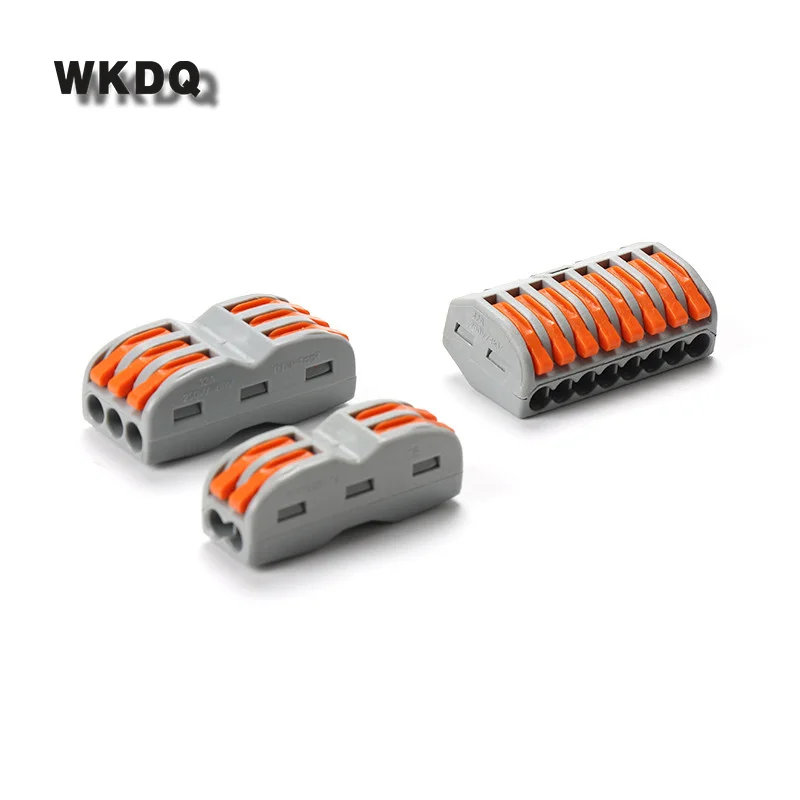 Универсальный Компактный Соединительный разъем 222 типа 1/2/3 pin пружинный