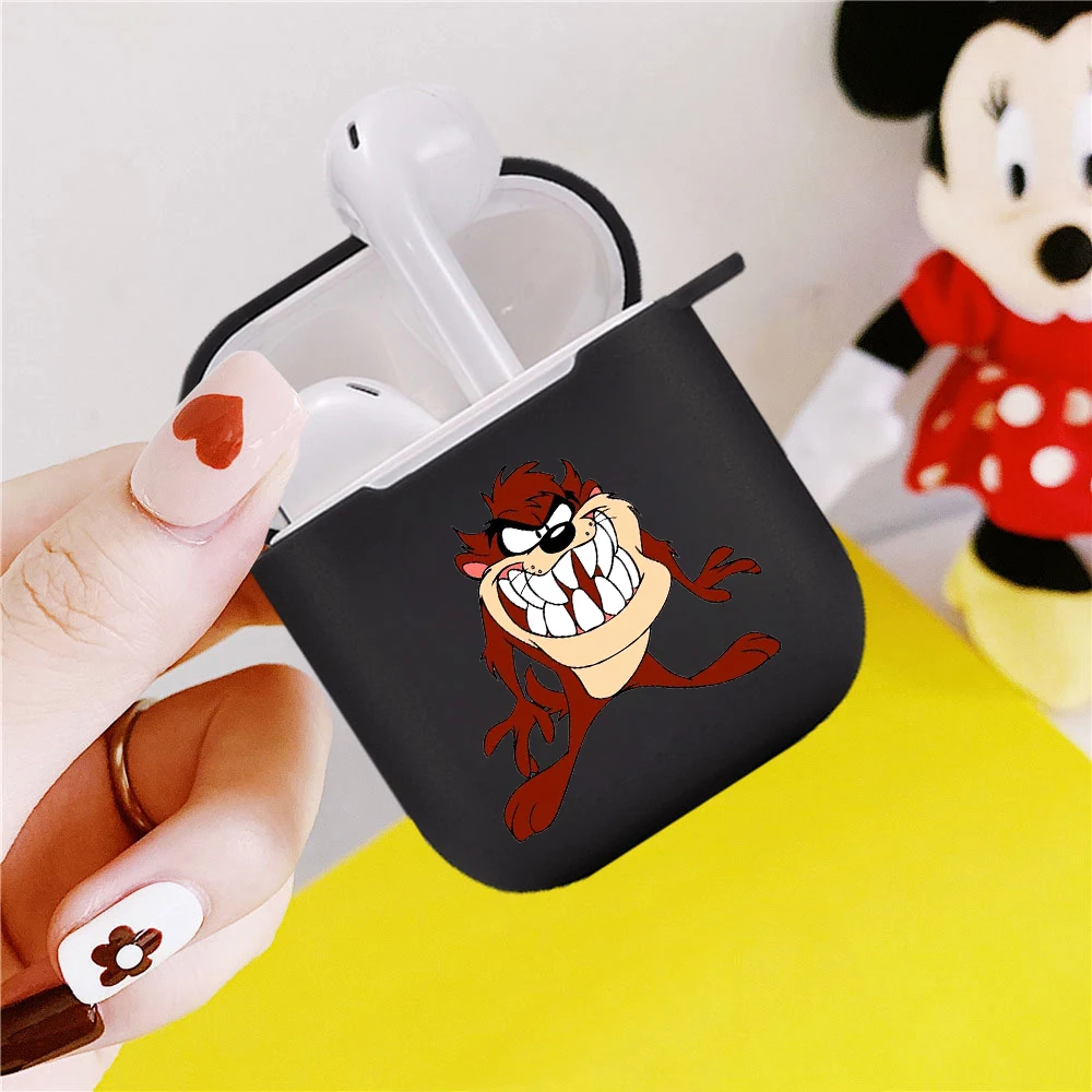 

Tasmanian Devil for Anime Funny cartoon fundas For Apple AirPods 2 1 Silicone Wireless Bluetooth Earphone Box AirPod Case cover