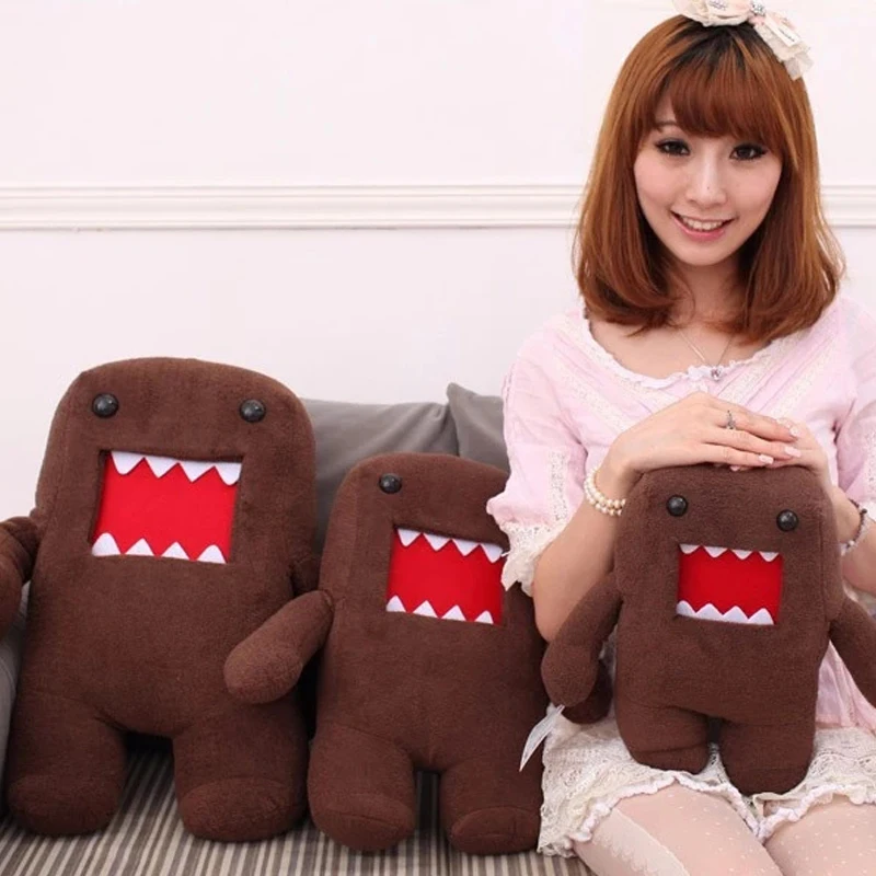 Забавная игрушка домокун 32/42 см креативная мягкая милая кукла Каваий Домо-кун