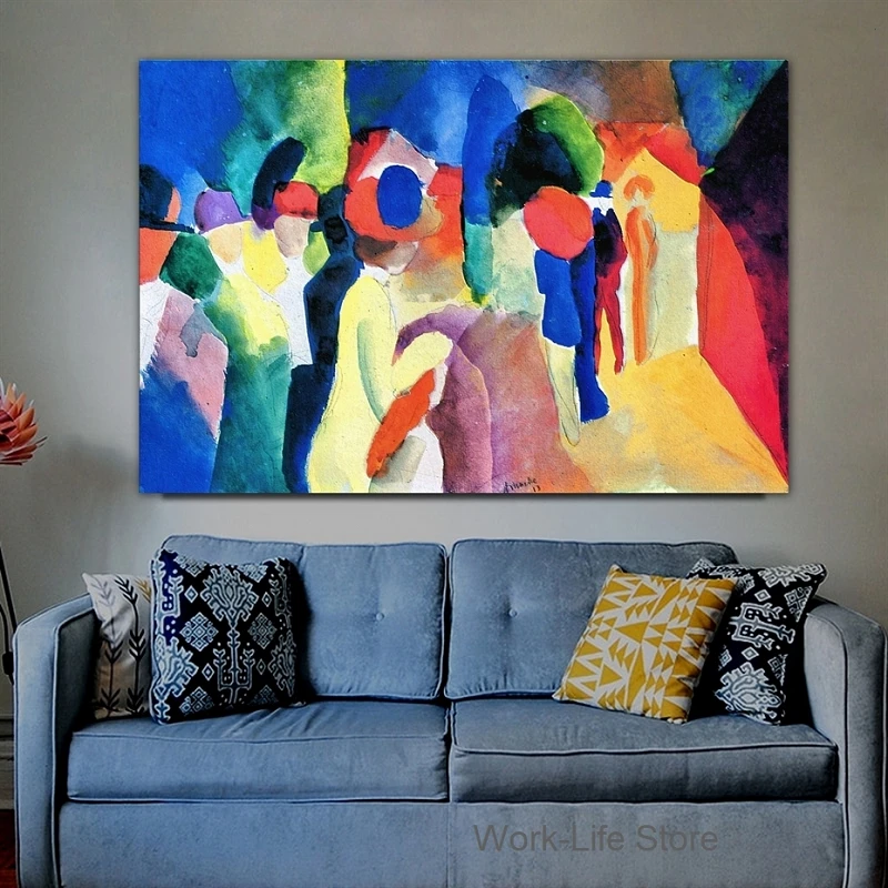 Картина маслом Девушка с желтой курткой для украшения стен комнаты | Дом и сад