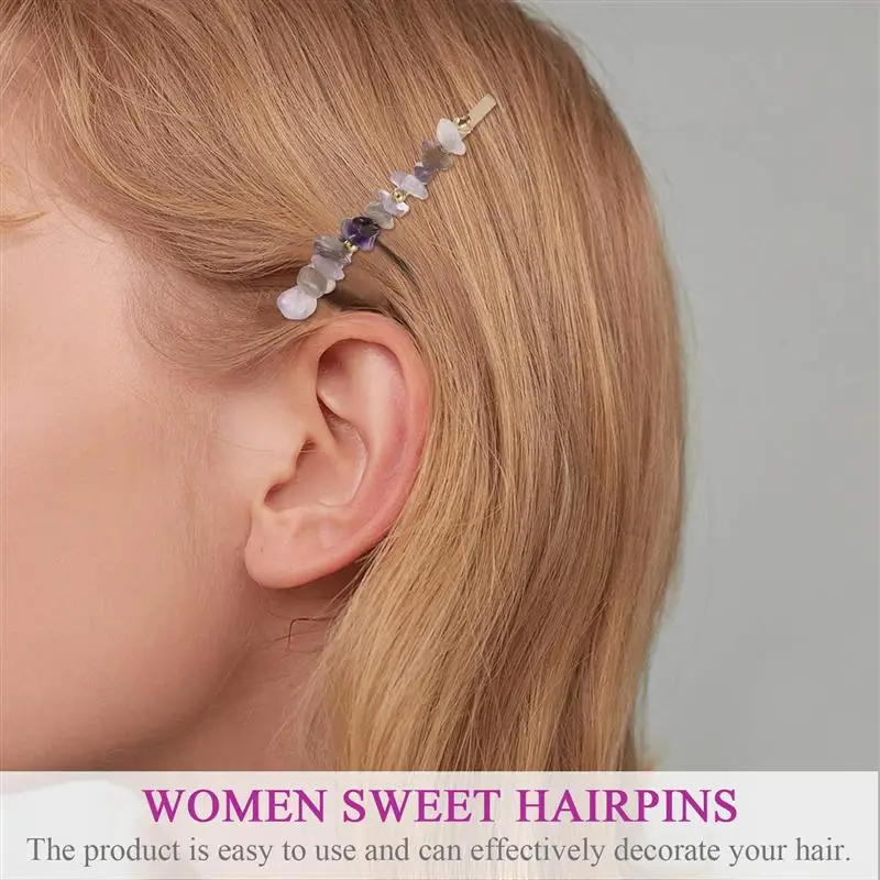 

4pcs Exquisite Hairpins Alloy Hair Clips Fashion Personality Headdress for Women