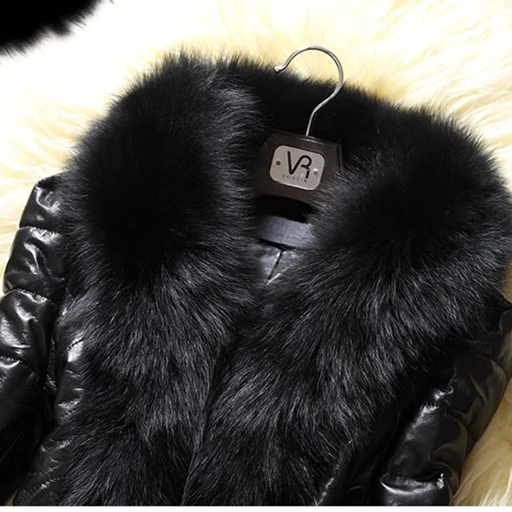 2019 куртка из искусственной кожи женская зимняя утепленная Хлопковая Верхняя