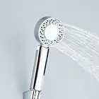 Двусторонняя душевая лейка, водосберегающий круглый бустер из АБС-пластика, ручной душ высокого давления