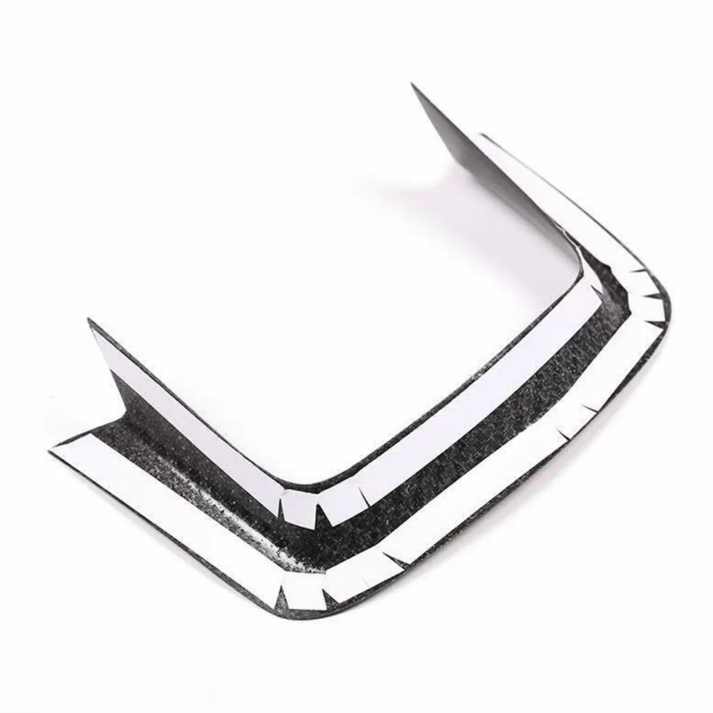 

Carbon Fiber Steering Wheel Trim Cover Easy To Install New Real 2014-2019