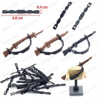 gun belt military building block equipment assemble world war 2 figures weapons band model pubg christmas gifts educational toys