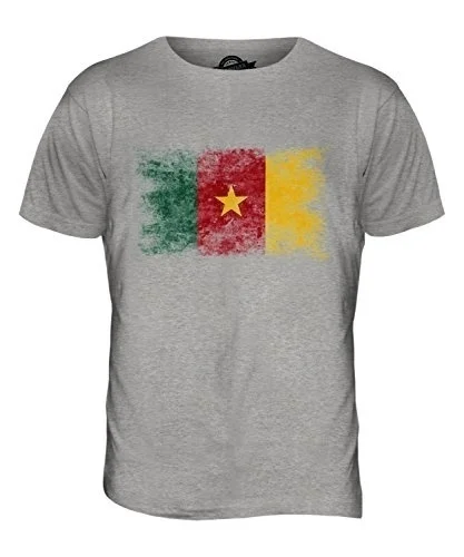 

Print Cameroon Distressed Flag - Mens Women and Men T-Shirt