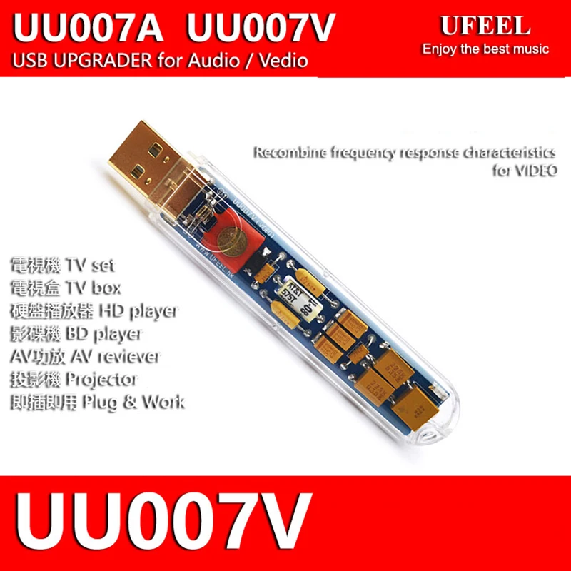 USB приставка Lusya Fever uuu007a для CD AMP DAC аудио UU007V ТВ Blu Ray проектор T1034|Усилители