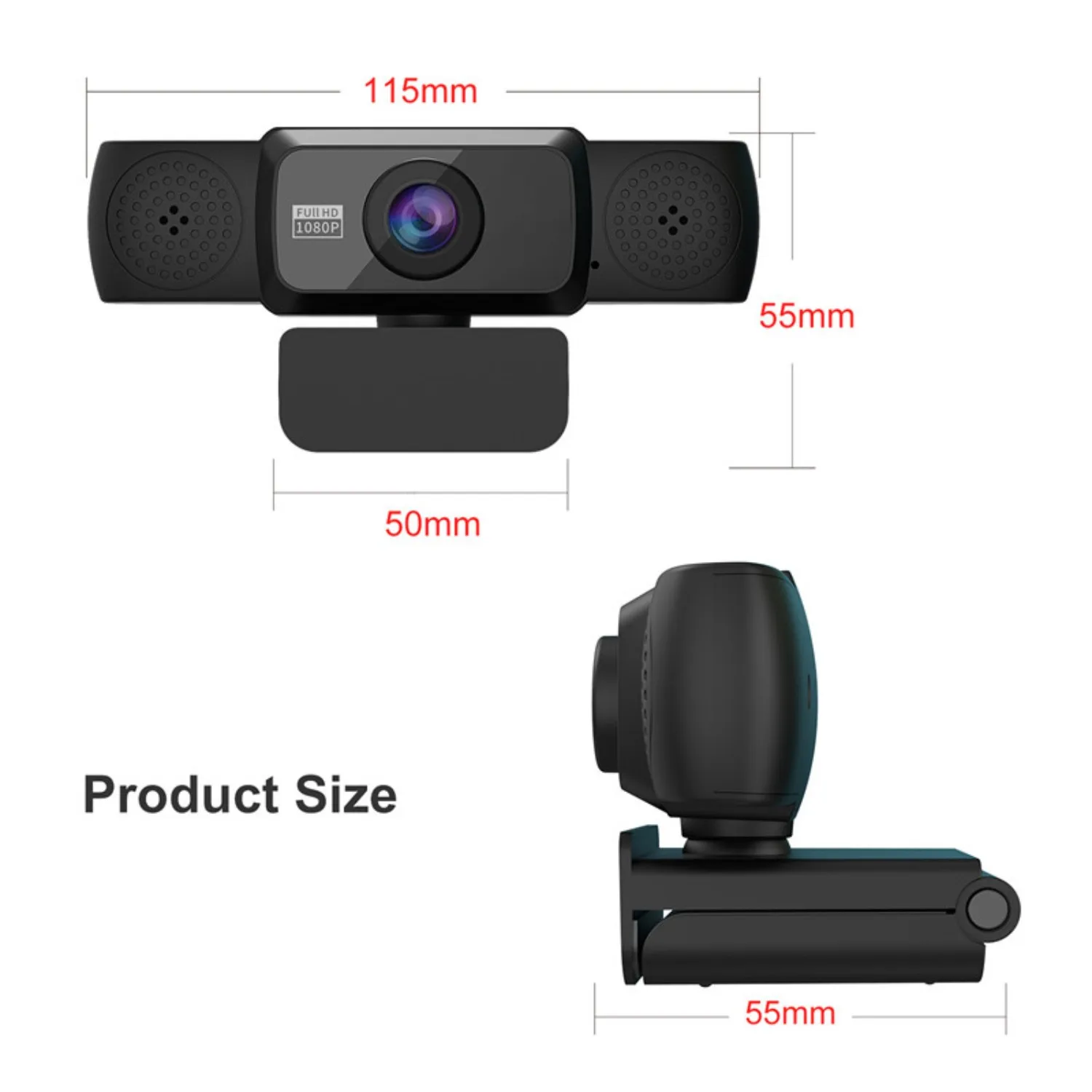 USB-видеокамера с микрофоном 1080P 2 МП