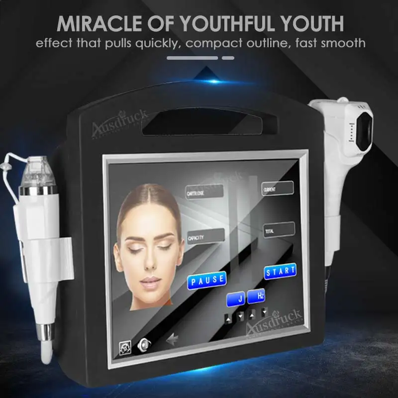 

New Ultrasound 4d HIFU 12 Lines Wrinkle Removal Fractional RF Microneedle RF Micro Needle Machine Beauty