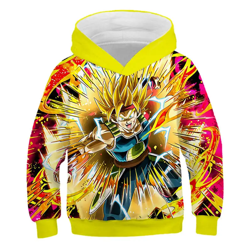 Японское аниме Dragon Ball Z Son Goku детские толстовки с 3D принтом Harajuku детские повседневные толстовки для мальчиков и девочек - Color: NT-217