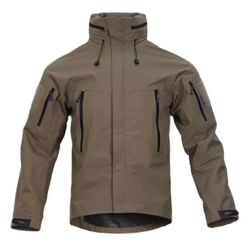 

Military Shark Skin Soft Shell Jackets Men Tactical Windproof Waterproof jacket men Army Combat Jackets Mens Hooded Bomber Coats