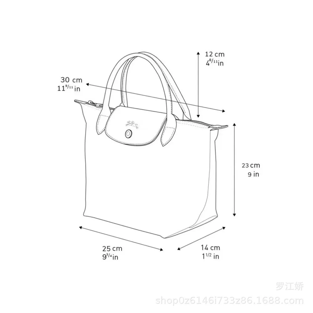 

Oxford cloth handbag 2021 new embroidered horse female dumpling bag mini handbag nylon canvas bag Mini