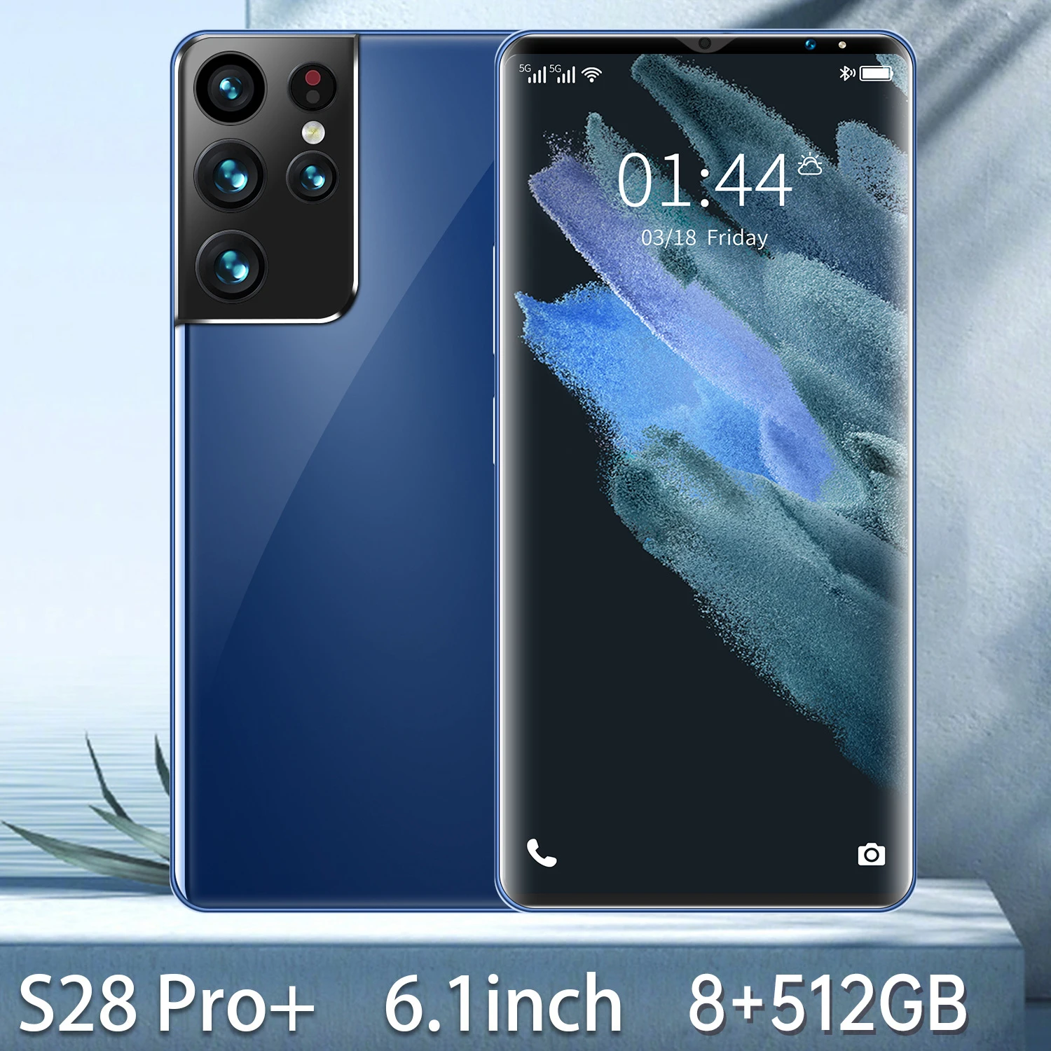 

S28 Pro+ 6.1 Inch 128GB/256GB 10 Core Dual SIM+MIcro SD Andriod Smart Phone Global Fingerpint Unlock Mobile Phone Andriod 11