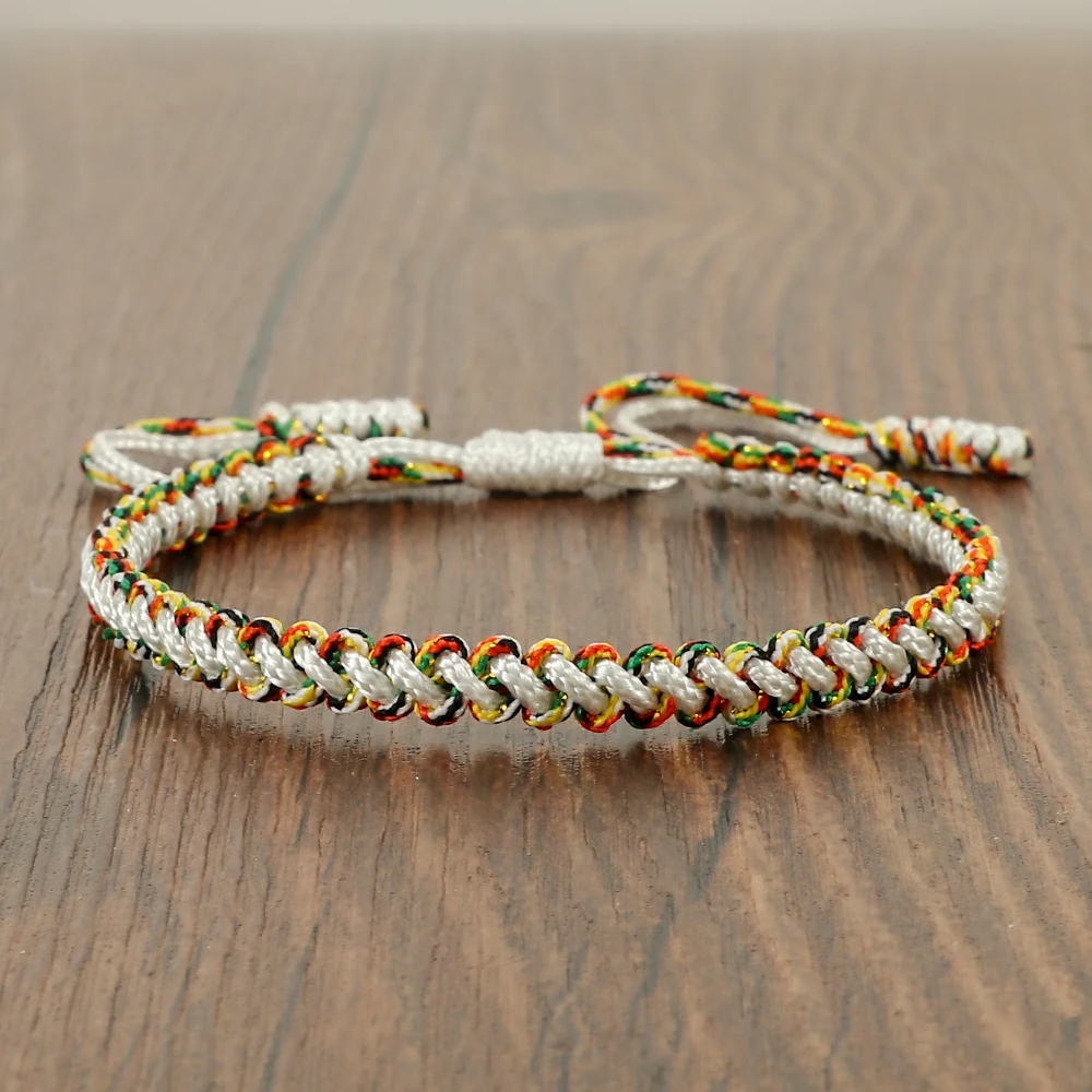 Этнические разноцветные плетеные браслеты богемные браслеты-ленты для женщин и