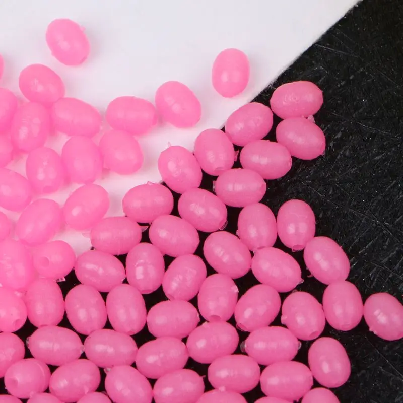 100 шт. искусственные приманки рыболовные бусины жесткие плавающие снасти | Спорт