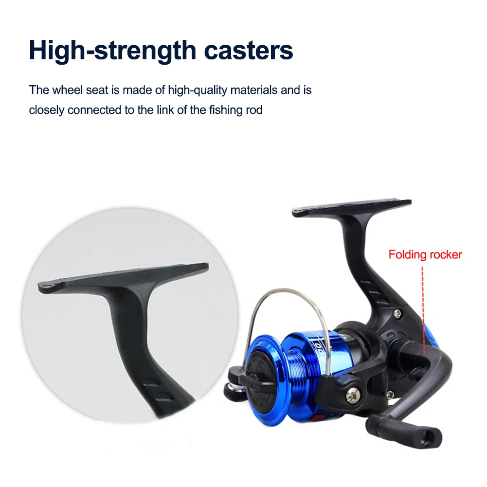 

Fishing Reels Small Reel Front Drag Spinning Reels 3BB 5.2:1 Feeder Coil Fishing Tackle Powerful Spinning Fishing Reels