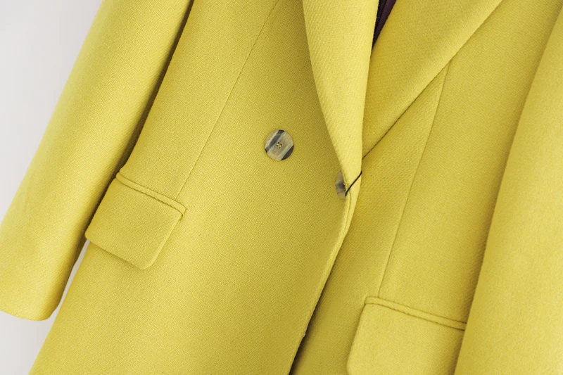 OMIKRON Новая мода шерстяное пальто женское с длинным рукавом с v-образным вырезом Верхняя одежда Куртка повседневное осень зима элегантное пальто Тренч